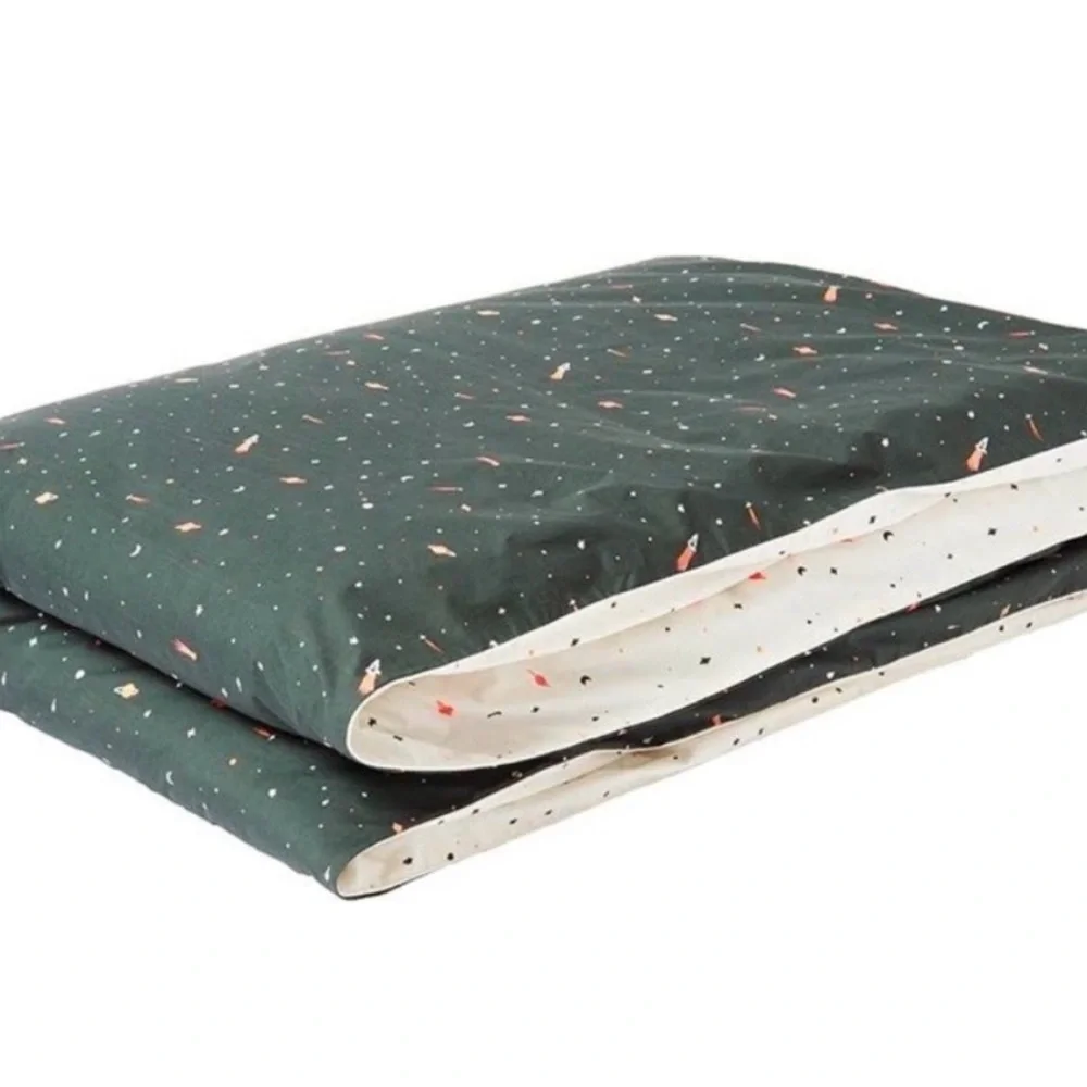 Meri‎ Meri | Organic Reversible Space Duvet Cover